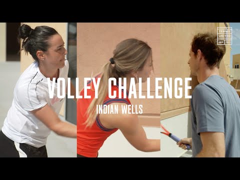 ATP & WTA players take on the Tennis United Volley Challenge 💥