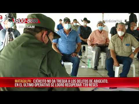 Ejército trabaja de la mano con los productores del norte del país - Nicaragua