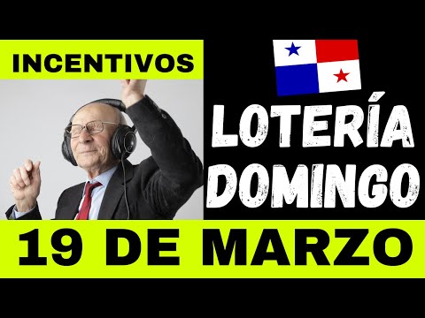 Premios de Incentivos Para Domingo 19 de Marzo 2023 Sorteo Dominical Loteria Nacional de Panama