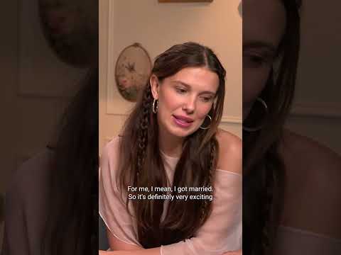 Millie Bobby Brown Says Her ENOLA HOLMES 3 Wedding Cures Her 'Wedding Blues'