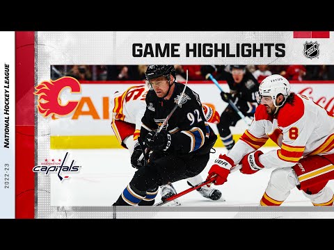 Flames @ Capitals 11/25 | NHL Highlights 2022