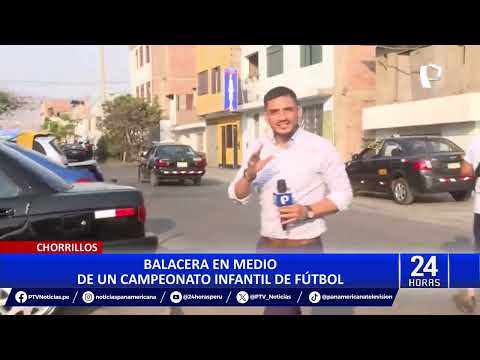 Chorrillos: vecinos exigen seguridad tras balacera en pleno partido de fútbol de menores