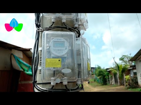 Electrificación en comunidad El Pedregal en San Lorenzo, Boaco