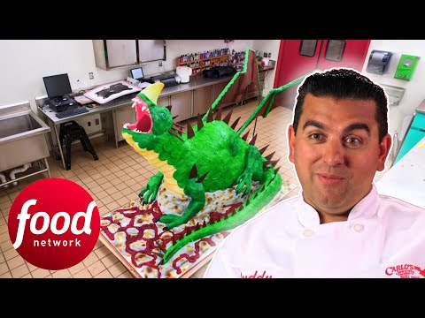 Buddy Creates a FIRE-BREATHING Dragon Cake! | Cake Boss