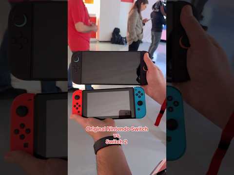 Original Nintendo Switch vs. Nintendo Switch 2 #switch2 #nintendo