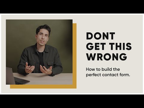 How To Build the Perfect Contact Form