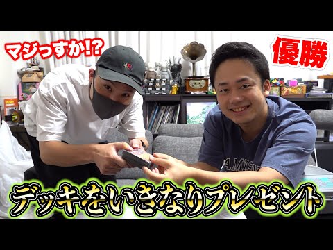 【ポケカ】新スタッフが頑張ってたのでデッキをプレゼントしました‼️