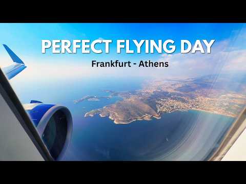 Frankfurt to Athens | Airbus A321neo | Clear Weather Flight Views