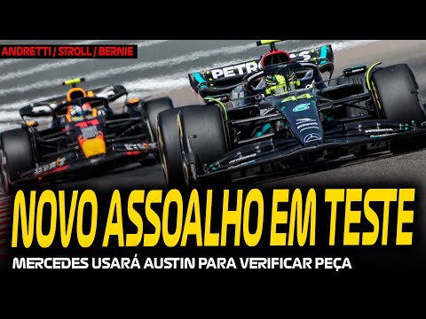 NOVO ASSOALHO VISANDO SALTO EM 2024 PARA A MERCEDES / BERNIE ESCAPA DA PRISÃO / STROLL / ANDRETTI