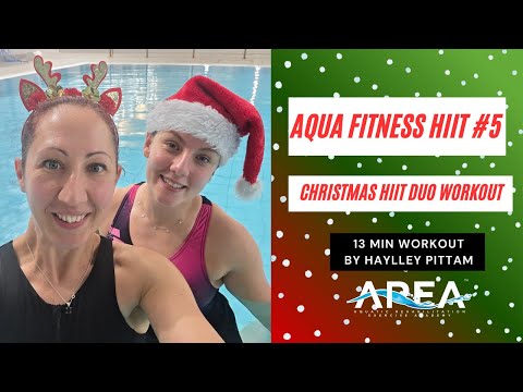 Christmas Aqua Fitness HIIT Duo Workout- Bitesize Fitness