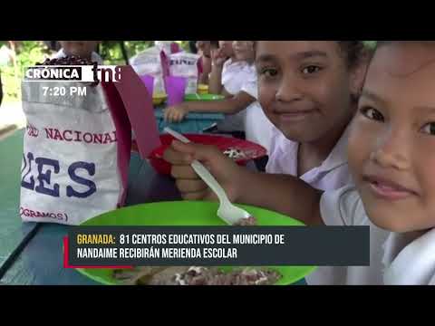 Merienda escolar ya lista para distribuirse a colegios de Nandaime - Nicaragua