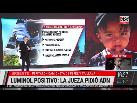 Loan: podría no servir la prueba de luminol hecha a la camioneta de Carlos Pérez