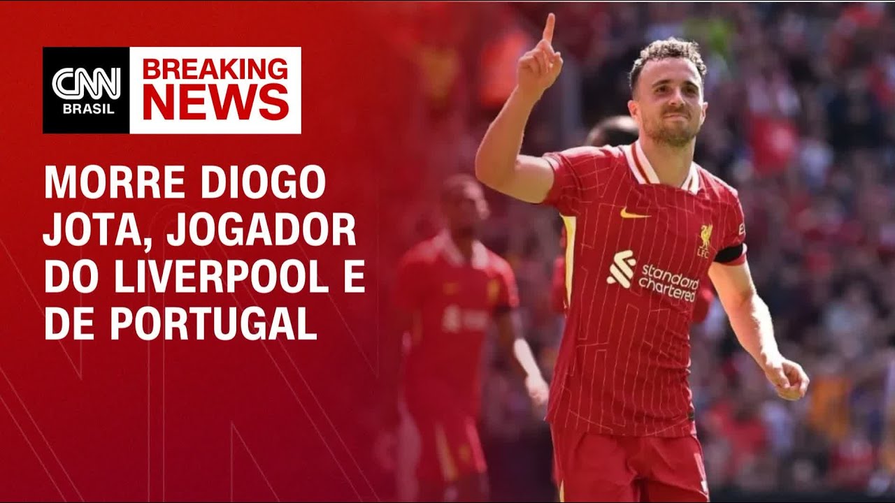 Diogo Jota atacante do Liverpool morre em acidente de carro | CNN NOVO DIA