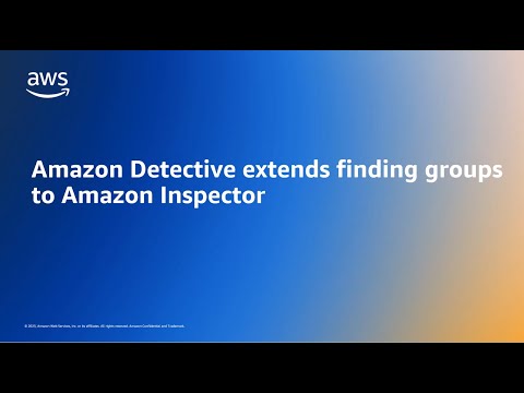 Amazon Detective finding groups include Amazon Inspector findings | Amazon Web Services