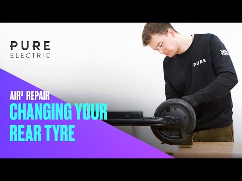 Changing your rear tyre | Pure Air3 e-scooter