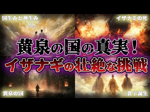 【日本神話】黄泉の国の真実：イザナギとイザナミが織りなす愛と再生の神話を徹底解説