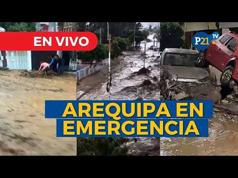 🔴EN VIVO: Emergencia por inundaciones en Arequipa, Tumbes, Ica y La Libertad tras intensas lluvias.