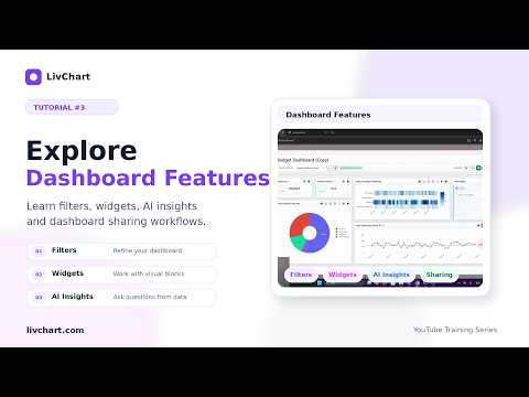 LivChart Tutorial #3: Explore Dashboard Features
