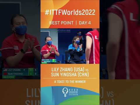 #ITTFWorlds2022 Best Point of Day 4 presented by Shuijingfang #shorts
