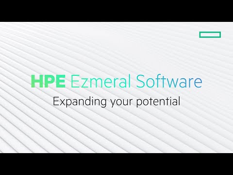 HPE Ezmeral Software: Expanding your potential