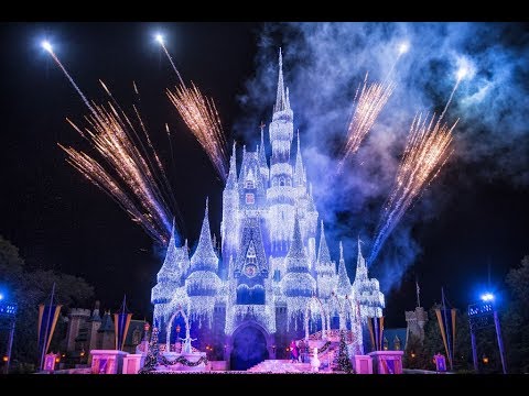 Cinderella Castle Frozen 'Let It Go' Celebration of Magic - Magic Kingdom Disney World
