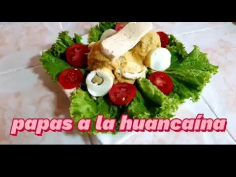 receta fácil de papas a la huancaína
