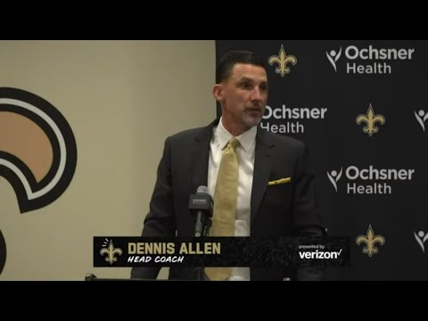 Saints Head Coach Dennis Allen Press Conference - Opening Remarks video clip