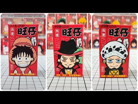 Tik Tok Vẽ - Khi Dân Vẽ Xuất Chiêu - Vẽ Nhân Vật Trong One Piece Lên Hộp Sữa