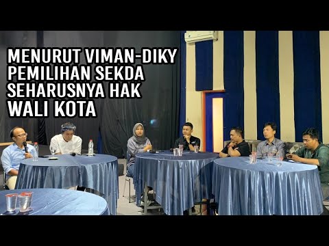 Menurut Viman-Diky Pemilihan Sekda Seharusnya Hak Wali Kota