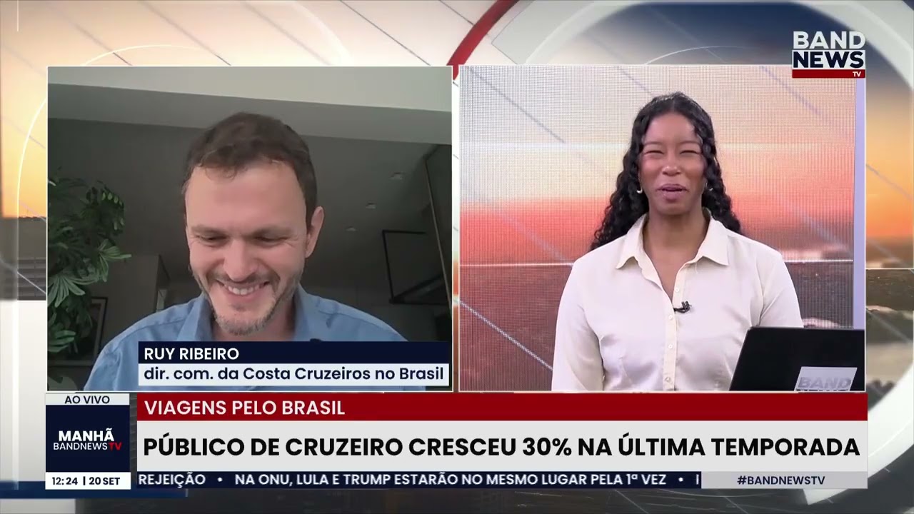 Público de cruzeiro cresceu 30% na última temporada | BandNewsTV