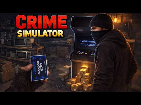 KÖPER VOUCHER-MASKIN I CRIME SIMULATOR med UFOSXM