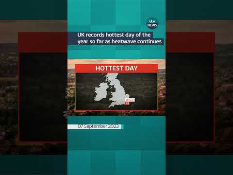 UK records hottest day of the year so far #itvnews