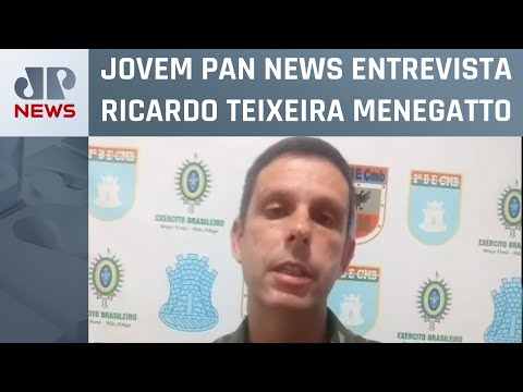 Coronel fala sobre ações do exército em Ubatuba por conta das chuvas