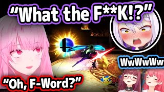 Laplus Cursing In English In Front Of Calli Is Too Funny【Hololive】