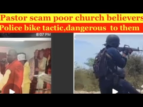 Pastor scam poor Church believers , Police training tactics, more dangerous to them & the Public