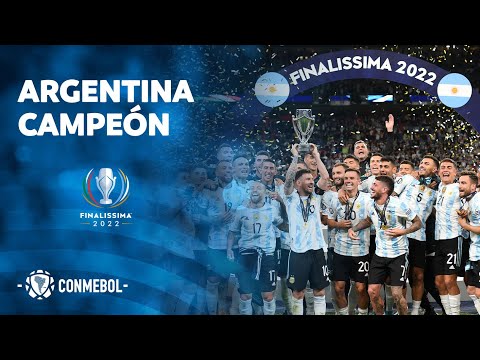 ¡Se cumple 1️⃣ mes de la #Finalísima en la que #Argentina fue campeona! 🏆🇦🇷