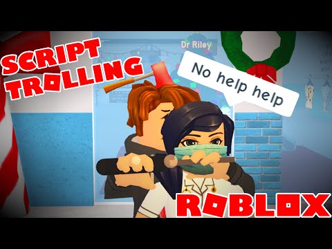 ROBLOX EXPLOIT TROLLING || KNIFE SCRIPT!!!