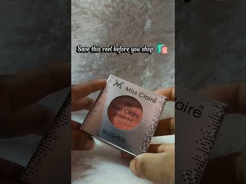 “Miss Claire Blusher 05 Review | Best Affordable Blush Under ₹300? 💕” #skincare #glowingskin #blush