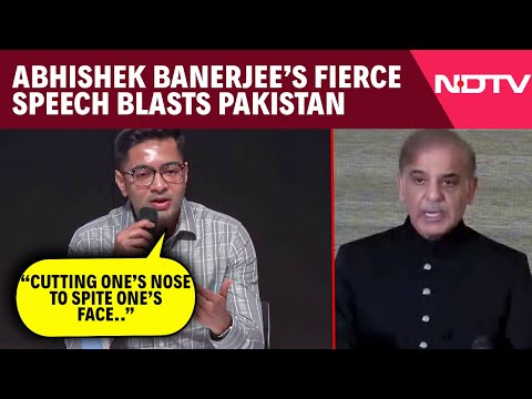 Abhishek Banerjee Speech | Abhishek Banerjee's Fierce Speech Blasts Pakistan In Indonesia