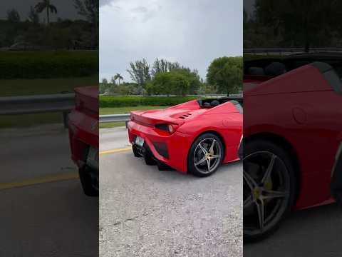 Ferrari 458 Spider #shorts #automobile #miami #ferrari #music #supercars #motivation