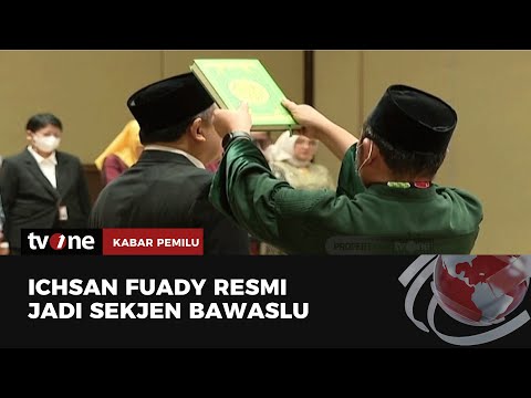 Pelantikan Ichsan Fuady jadi Sekjen Bawaslu RI