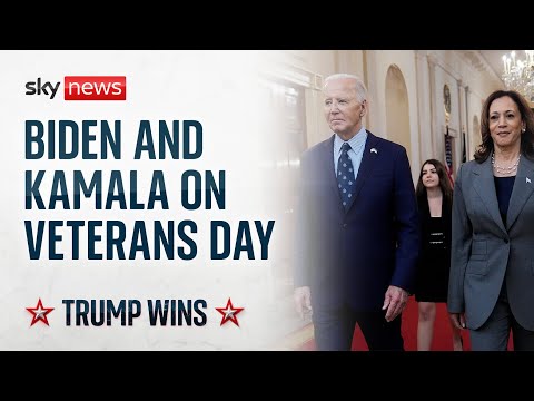 Watch live: Joe Biden and Kamala Harris participate in Wreath-Laying Ceremony during Veterans Day