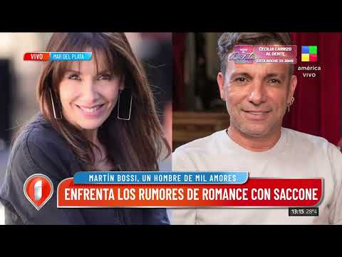 Martín Bossi enfrenta los rumores de romance con Viviana Saccone