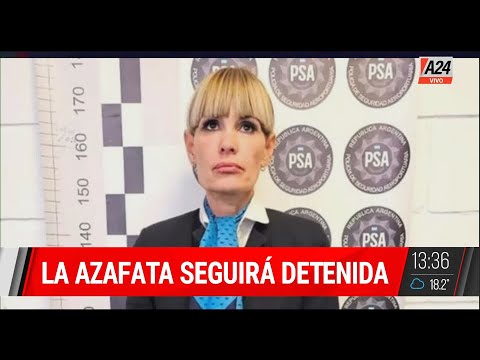 Amenaza a un vuelo de Aerolíneas Argentinas: LA AZAFATA SEGUIRÁ DETENIDA