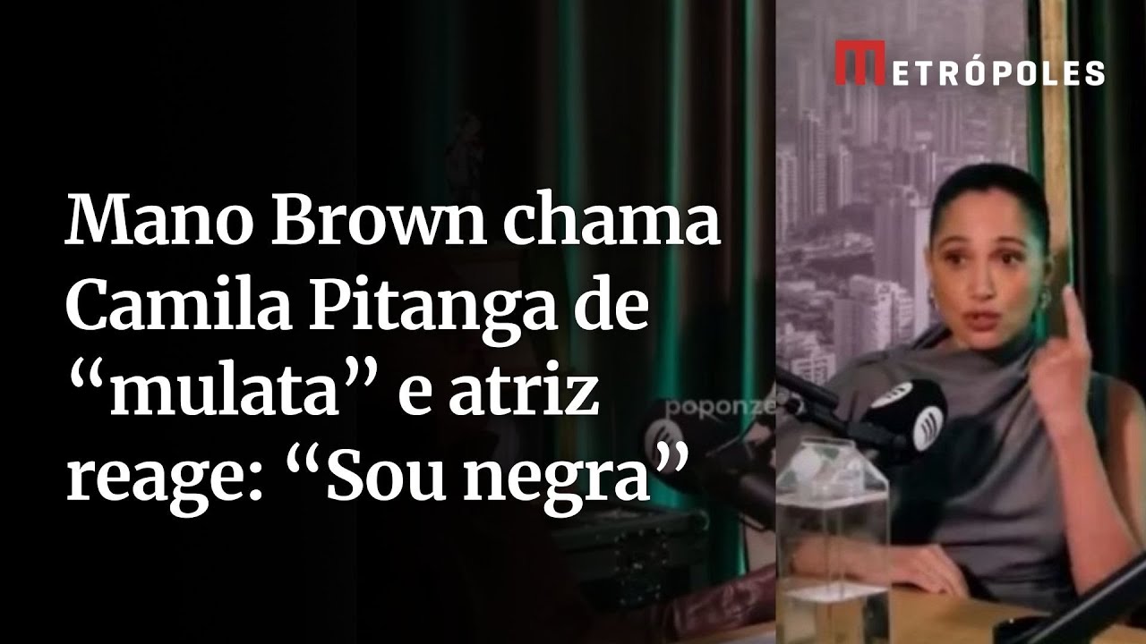 Mano Brown chama Camila Pitanga de “mulata” e atriz reage: “Sou negra”