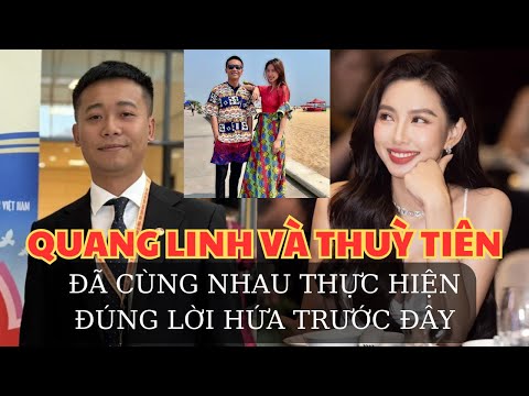 Quang Linh và Thùy Tiên đã cùng nhau thực hiện đúng lời hứa trước đây