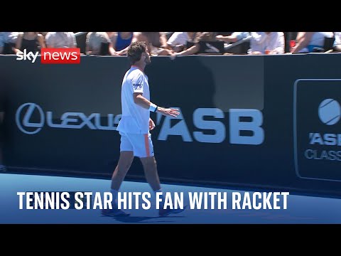 Cam Norrie apologises after hitting spectator with racket