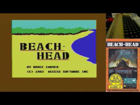 Juegos Épicos - Beach Head - Commodore 64 real