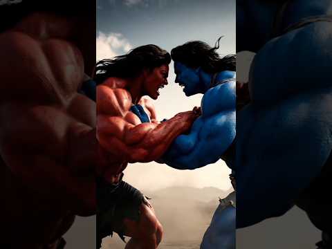 Red She-Hulk vs Blue She-Hulk 💥 The Giant Clash #HulkFight #EpicBattle #trending#bigbattle