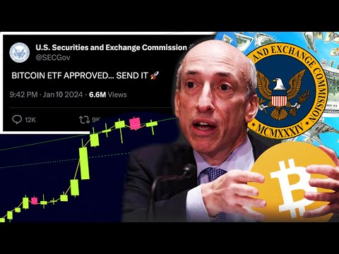 LIVE BITCOIN ETF APPROVAL. TRADING M.